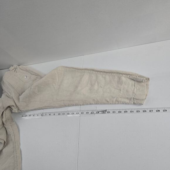 Athleta Voyager Linen Pant - jogger beige tan womens size 2 6651 - Picture 5 of 11